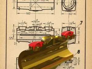 Bronze Bearing 112 - Carreras Soto 3D Model