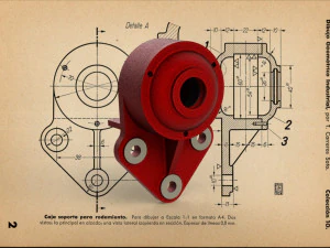 Bearing Support Box - Carreras Soto 3D Model