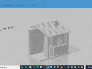 wood oven with its bakery 3D Принт Модель