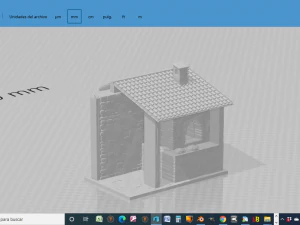 wood oven with its bakery 3D Print Model