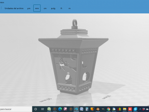 old street lamp for haloween 3D 打印模型