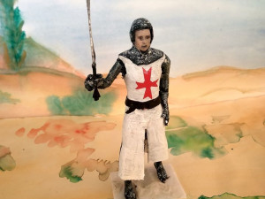 templar knight middle ages 3D 打印模型