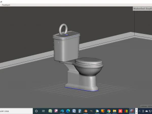 lavatory wc 3D Print Model