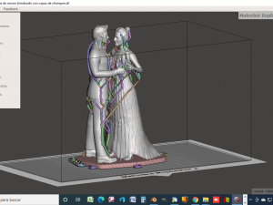 just married couple 3D प्रिंट मॉडल