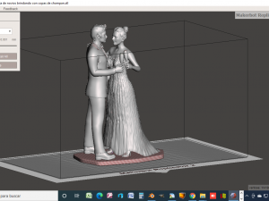 just married couple 3D प्रिंट मॉडल