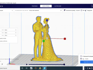 just married couple 3D Print Model