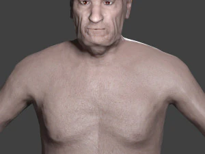 man over 65 3D Model