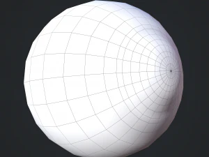 3d realtime eyeball - eye model 3D Model