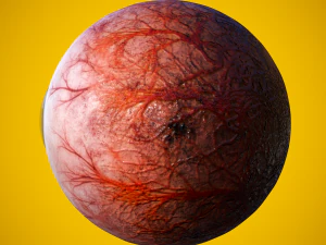eye anatomy photorealistic eyeball 3D Model