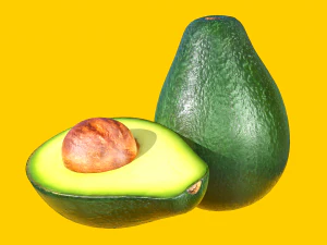 avocado fotorealistico in tempo reale Modello 3D