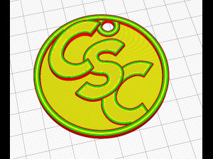 capa sobre capa keychain 3D Print Model