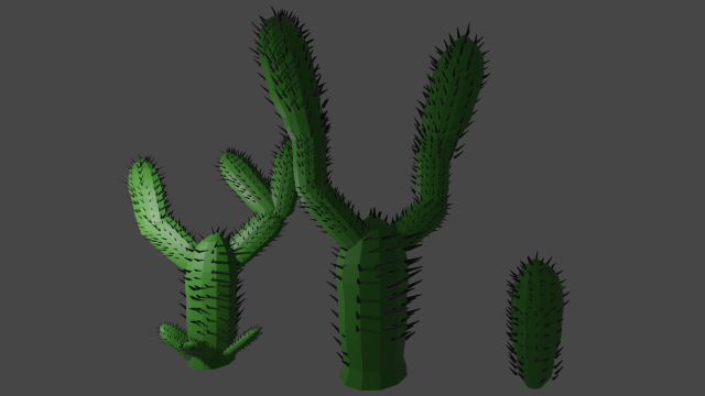 cactus 3D Model .c4d .max .obj .3ds .fbx .stl .blend 