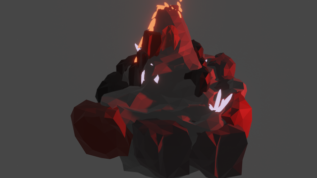 volcano 3Dモデル .c4d .max .obj .3ds .fbx .stl .blend 