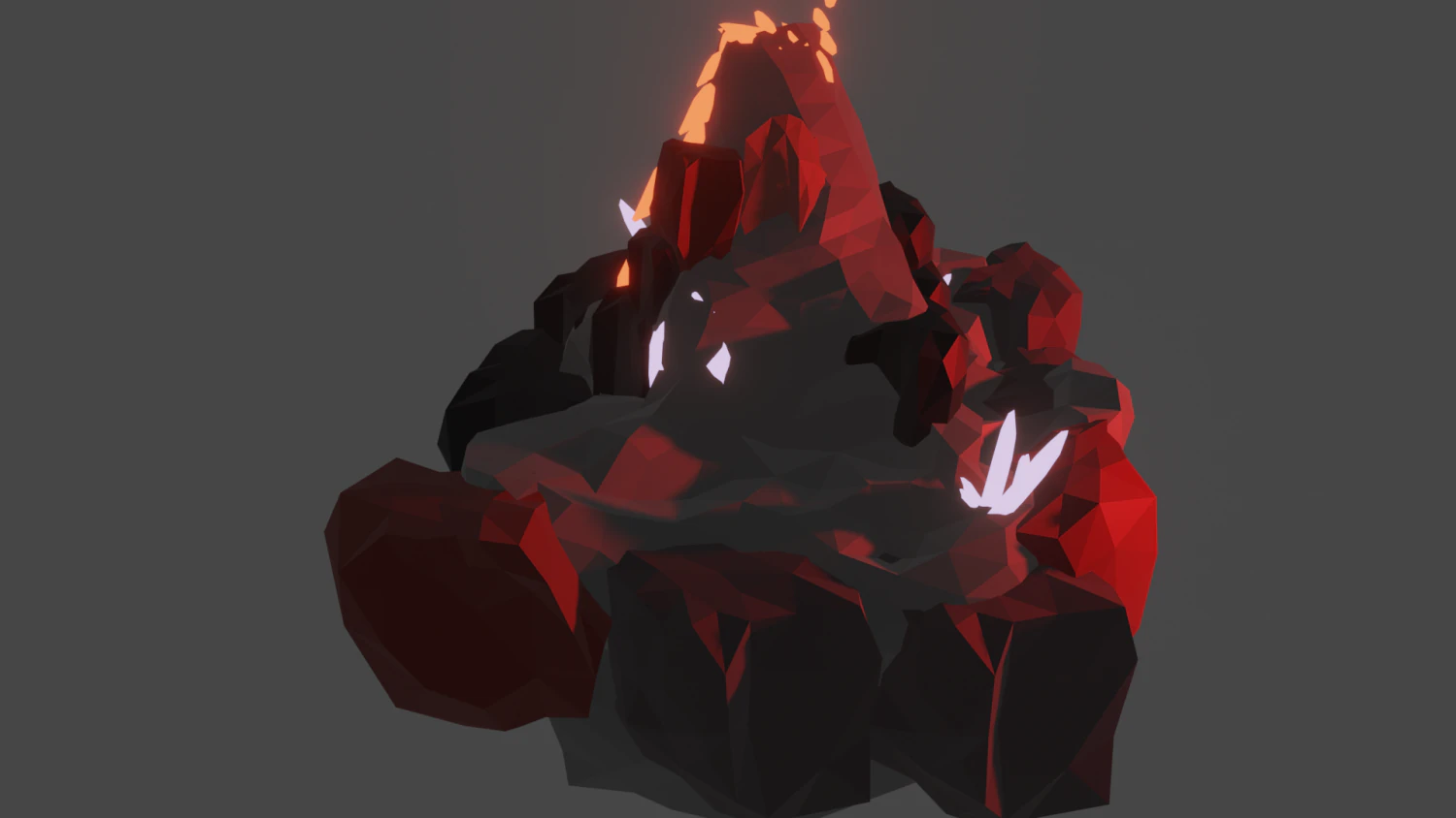 volcano 3D Model .c4d .max .obj .3ds .fbx .stl .blend 