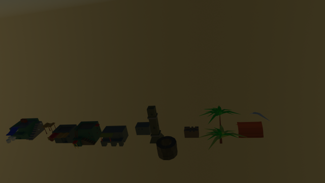 desert village pack Modèle 3D .c4d .max .obj .3ds .fbx .stl .blend 