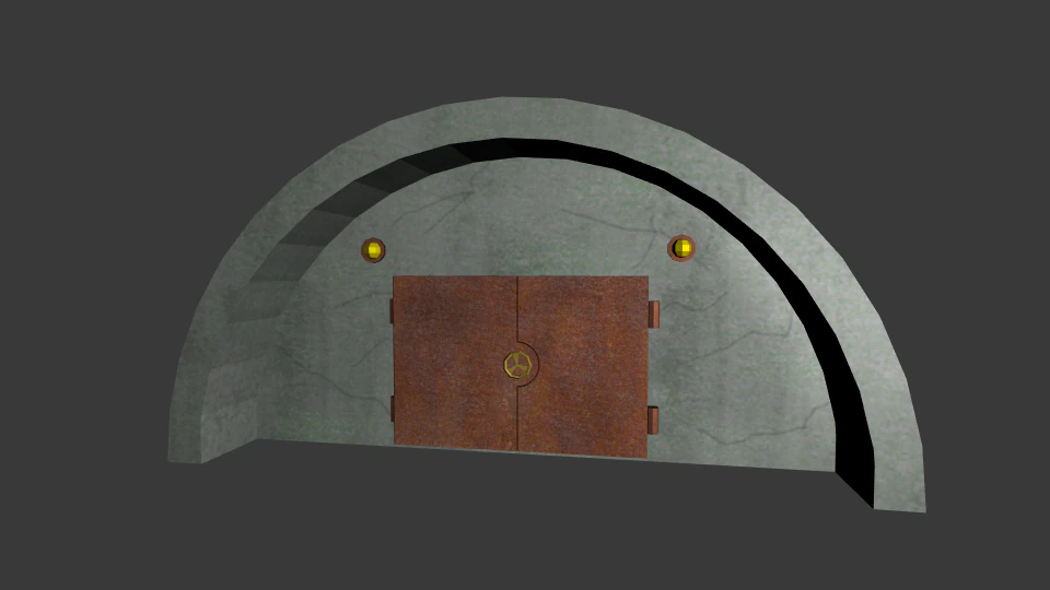 bunker 3D Model .c4d .max .obj .3ds .fbx .stl .blend 