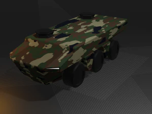 veicolo blindato Modello 3D