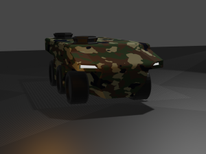 armored vehicle 3D 模型
