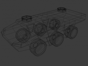 armored vehicle 3D 模型