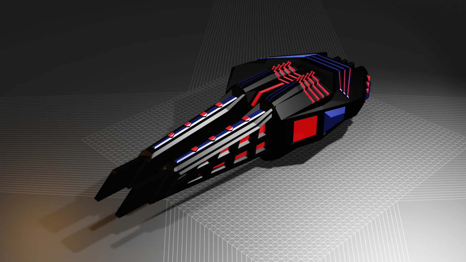 super turret 3D Model .c4d .max .obj .3ds .fbx .stl .blend 