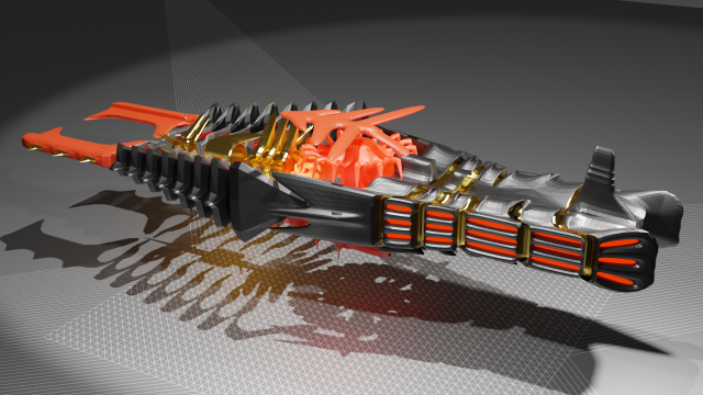 doom sinful soul 3D Модель .c4d .max .obj .3ds .fbx .stl .blend 