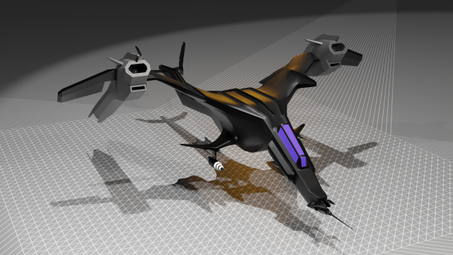 sky dragon Modello 3D .c4d .max .obj .3ds .fbx .stl .blend 