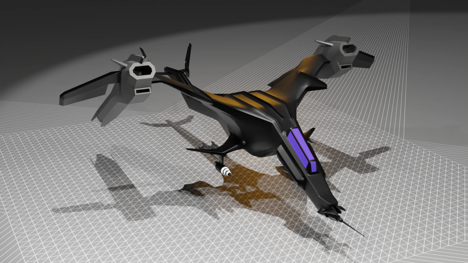 sky dragon 3D Model .c4d .max .obj .3ds .fbx .stl .blend 