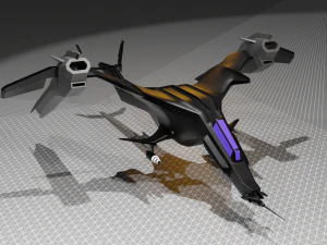 スカイドラゴン 3Dモデル