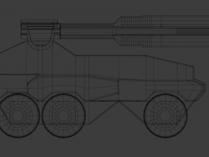 middle artillery 3D Model