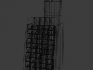brutalistic building 3D Model