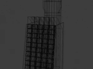 brutalistic building 3D Model