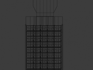 brutalistic building 3D Model