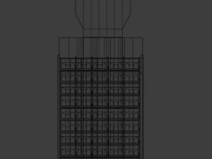 brutalistic building 3D Model