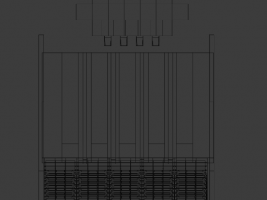 brutalistic building 3D Model