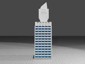 brutalistic building 3D Model