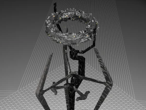 research station kristalise 3D Model