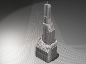cyber skyscraper 3D Модель
