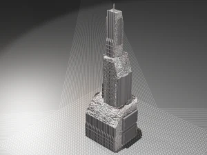 cyber skyscraper 3D Model