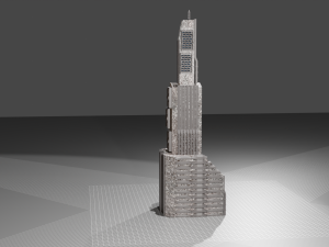 cyber skyscraper Modelo 3D