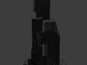 cyber skyscraper Modelo 3D