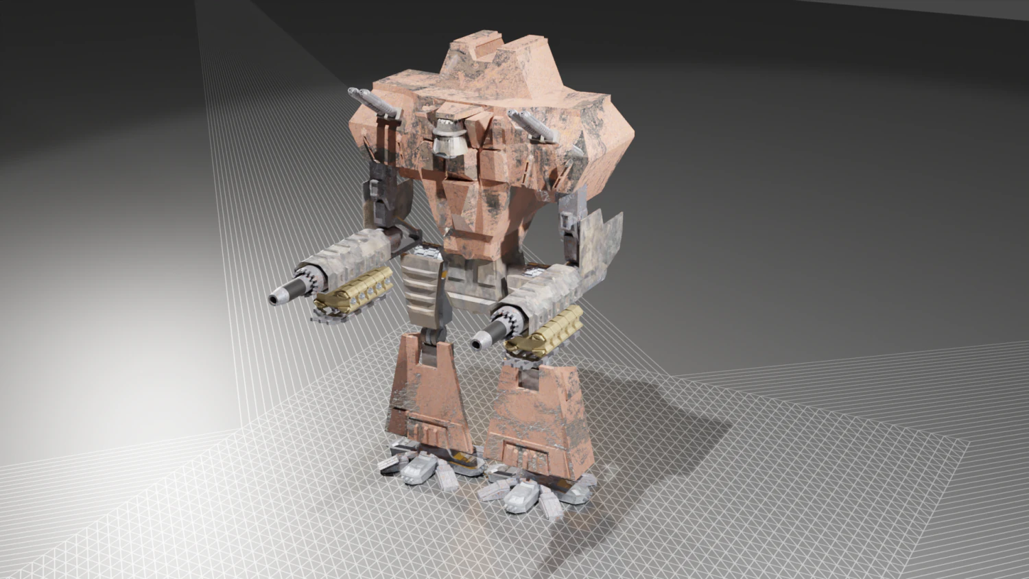 fallen titan 3D Model .c4d .max .obj .3ds .fbx .stl .blend 