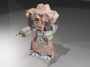 fallen titan Modello 3D
