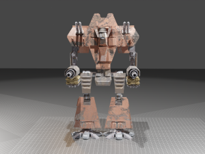 fallen titan Model 3D