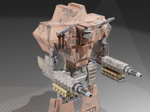 fallen titan Model 3D
