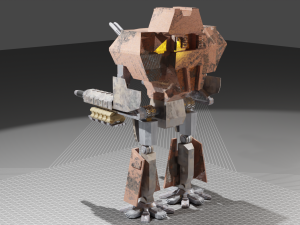 fallen titan Model 3D
