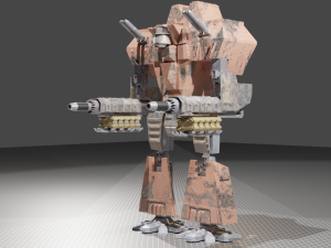 fallen titan Model 3D