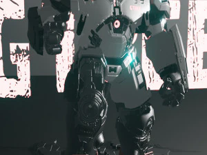 rob&ocirc; homem de ferro Modelo 3D