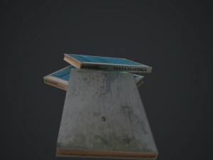 livro de matem&aacute;tica Modelo 3D