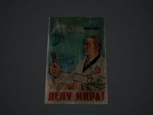 soviet posters 3D Model