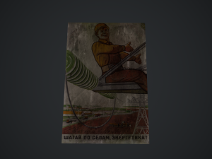 soviet posters 3Dモデル